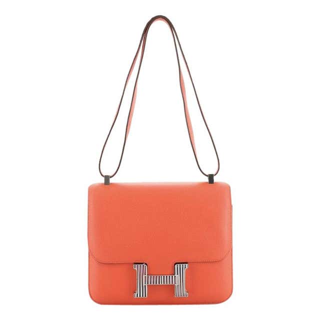 Hermes Constance Optique Handbag Evercolor 24 at 1stDibs