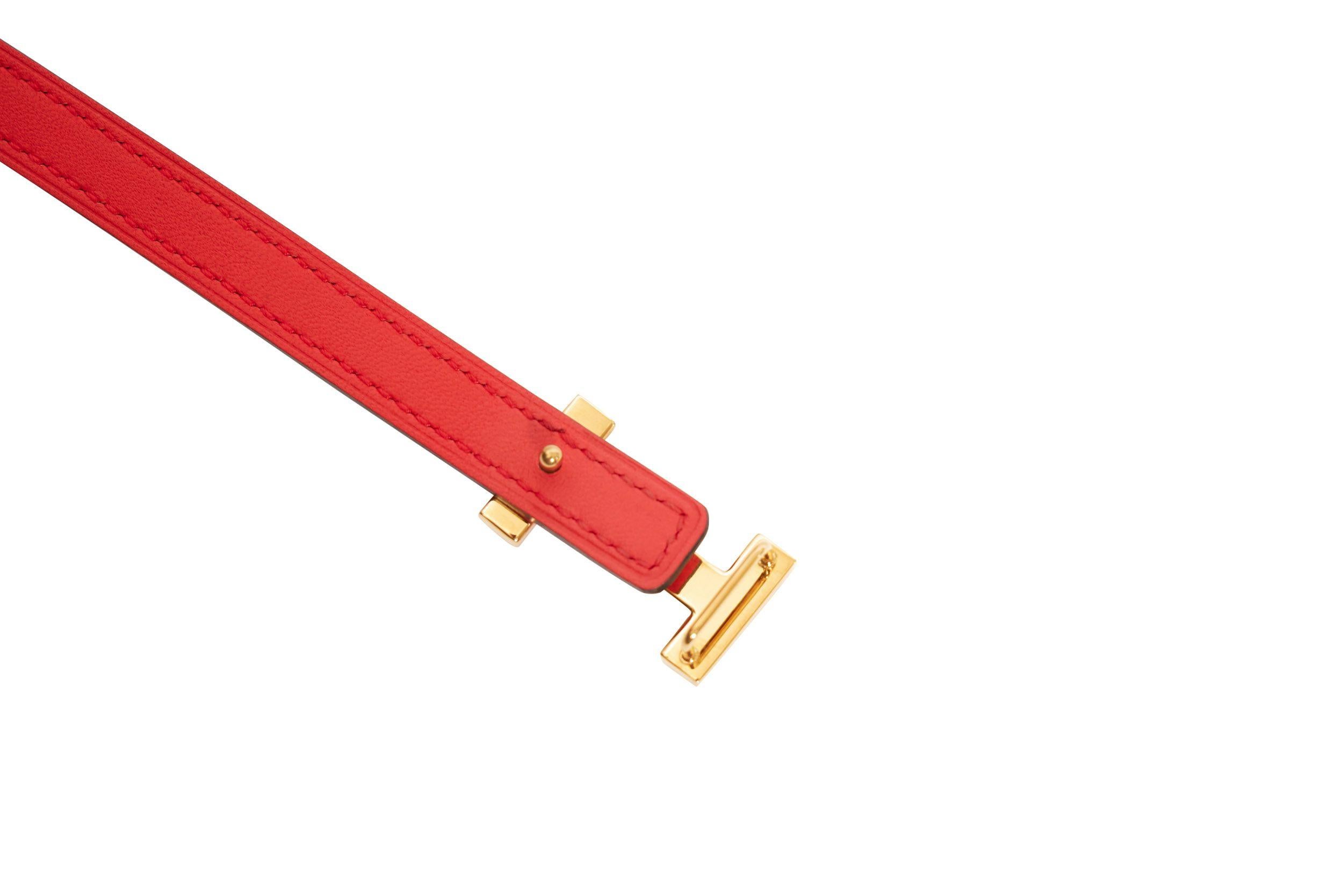 Hermes Constance Pink Pochette/Belt For Sale 7