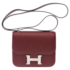 Hermès Constance Shoulder Bag Red