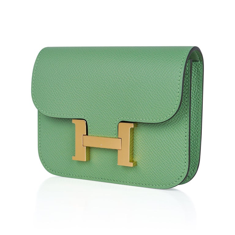 Hermès Craie Constance Slim Wallet Belt - Vintage Lux
