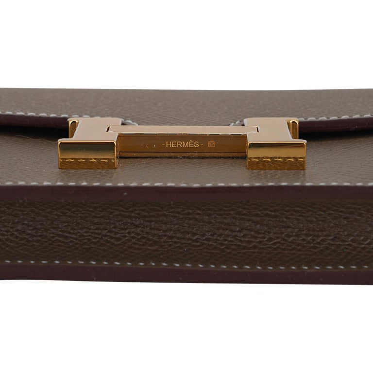 Galaxy luxury - Constance slim Belt bag Color: etoupe