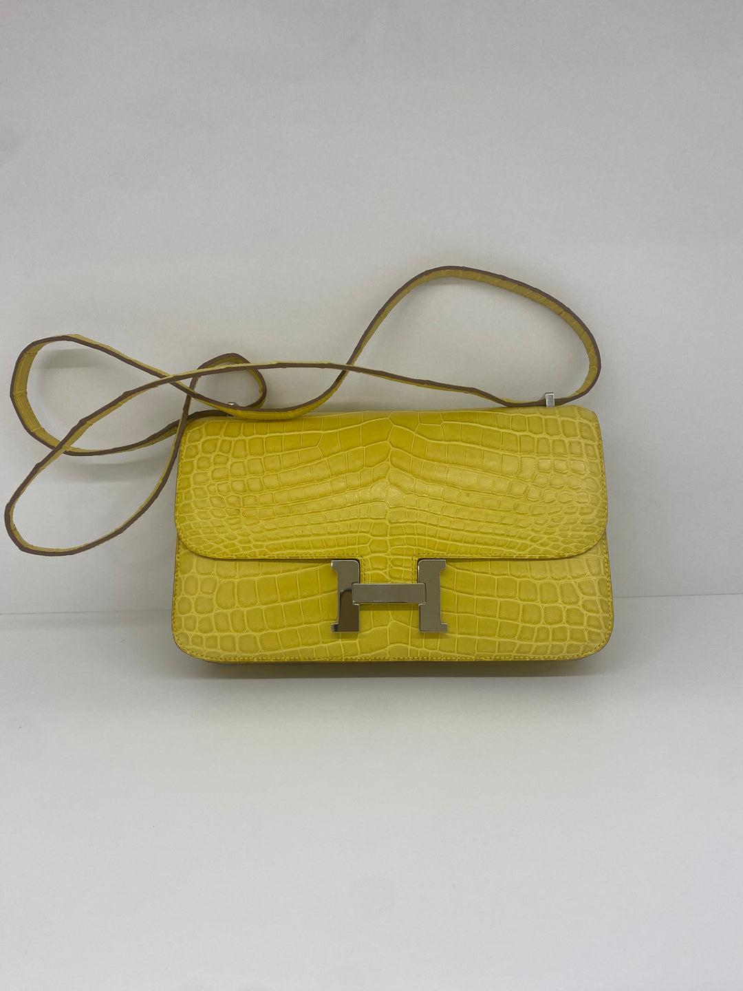 Hermes Constance To Go - Matte Alligator (mimosa) PHW 2018 1