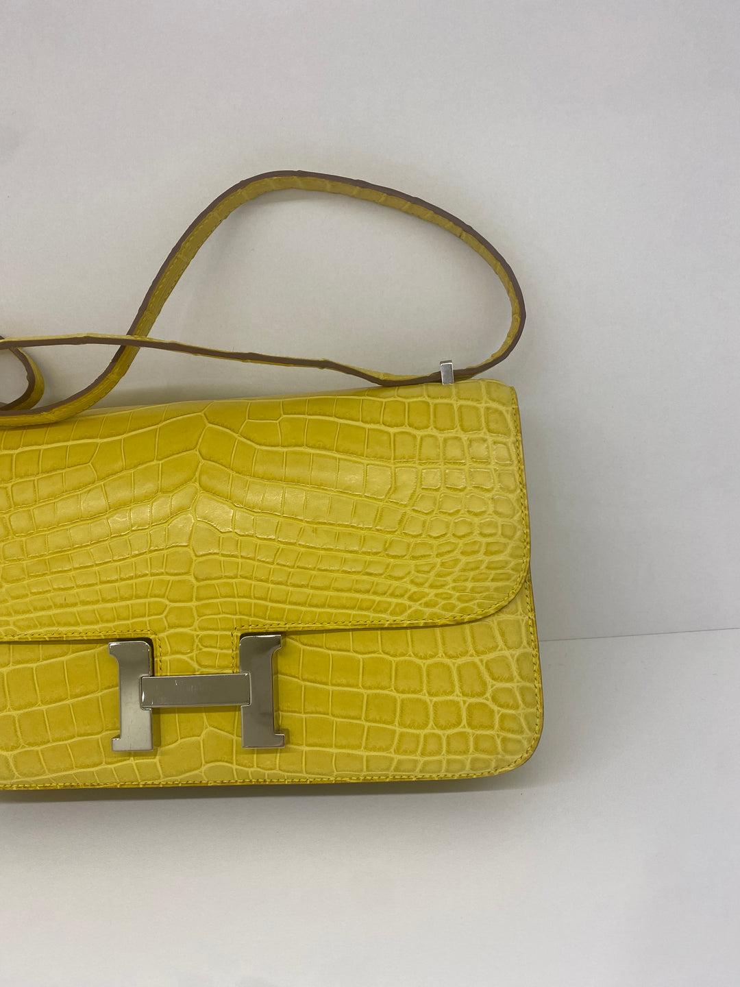 Hermes Constance To Go - Matte Alligator (mimosa) PHW 2018 2