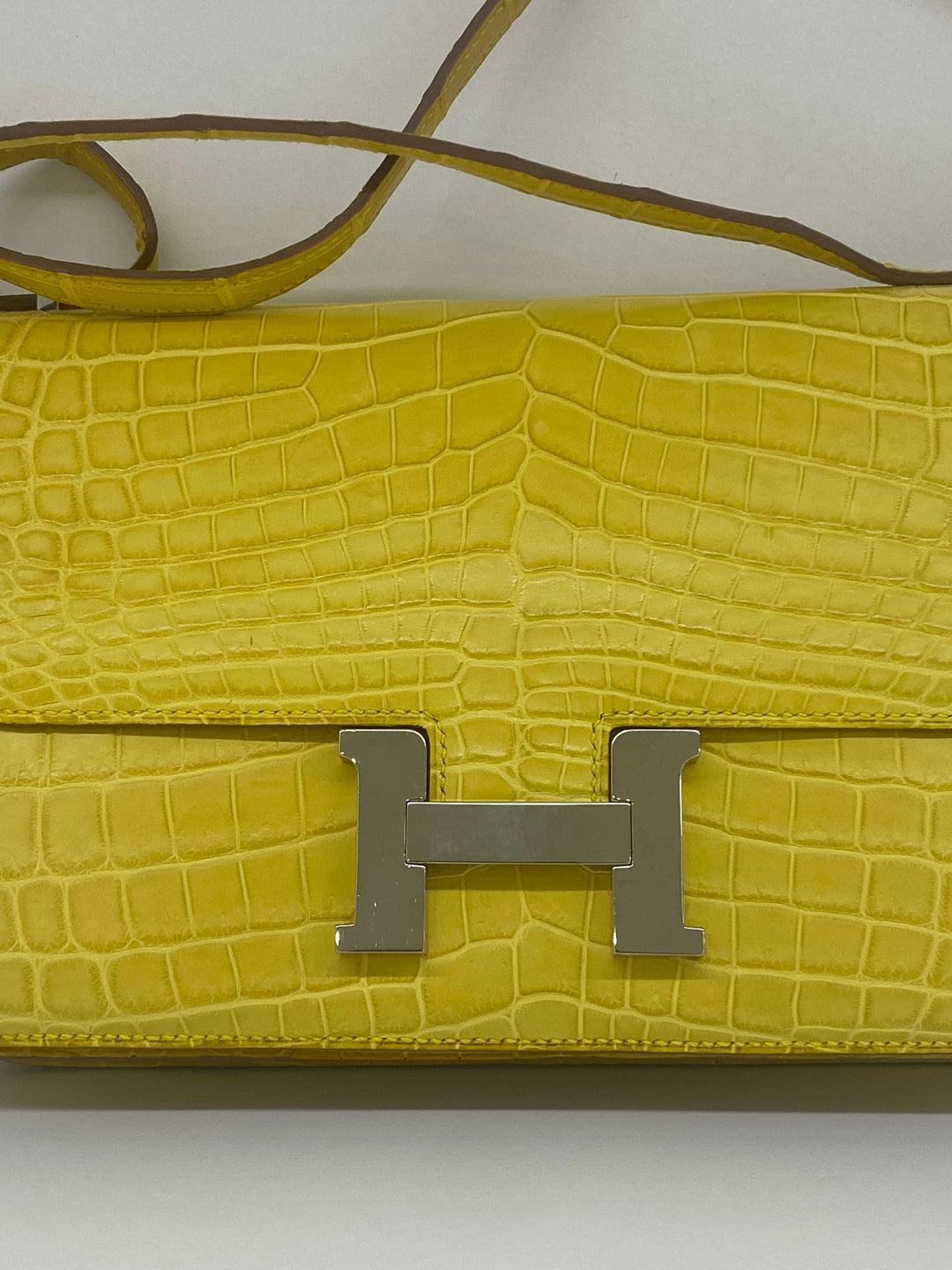 Hermes Constance To Go - Matte Alligator (mimosa) PHW 2018 3