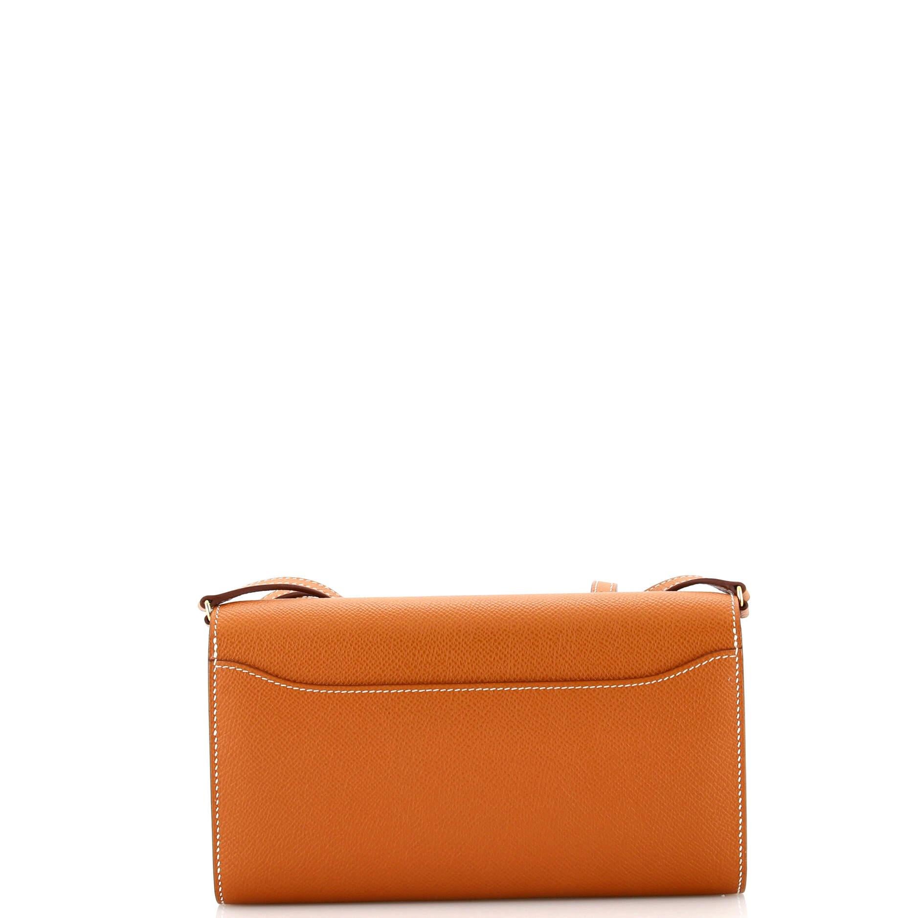 Hermes Constance To Go Wallet Epsom In Good Condition In NY, NY
