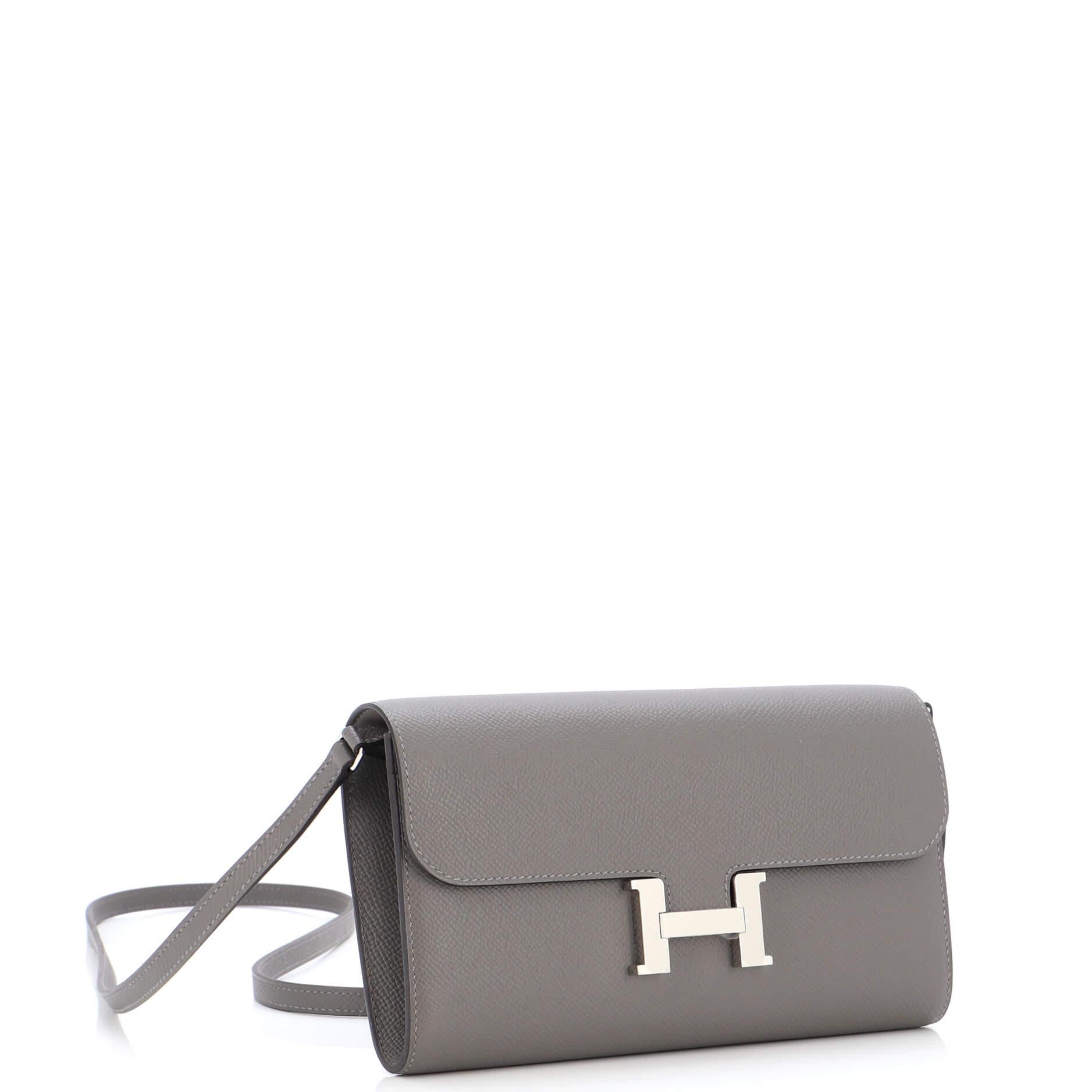 Hermes Constance To Go Wallet Epsom In Good Condition In NY, NY