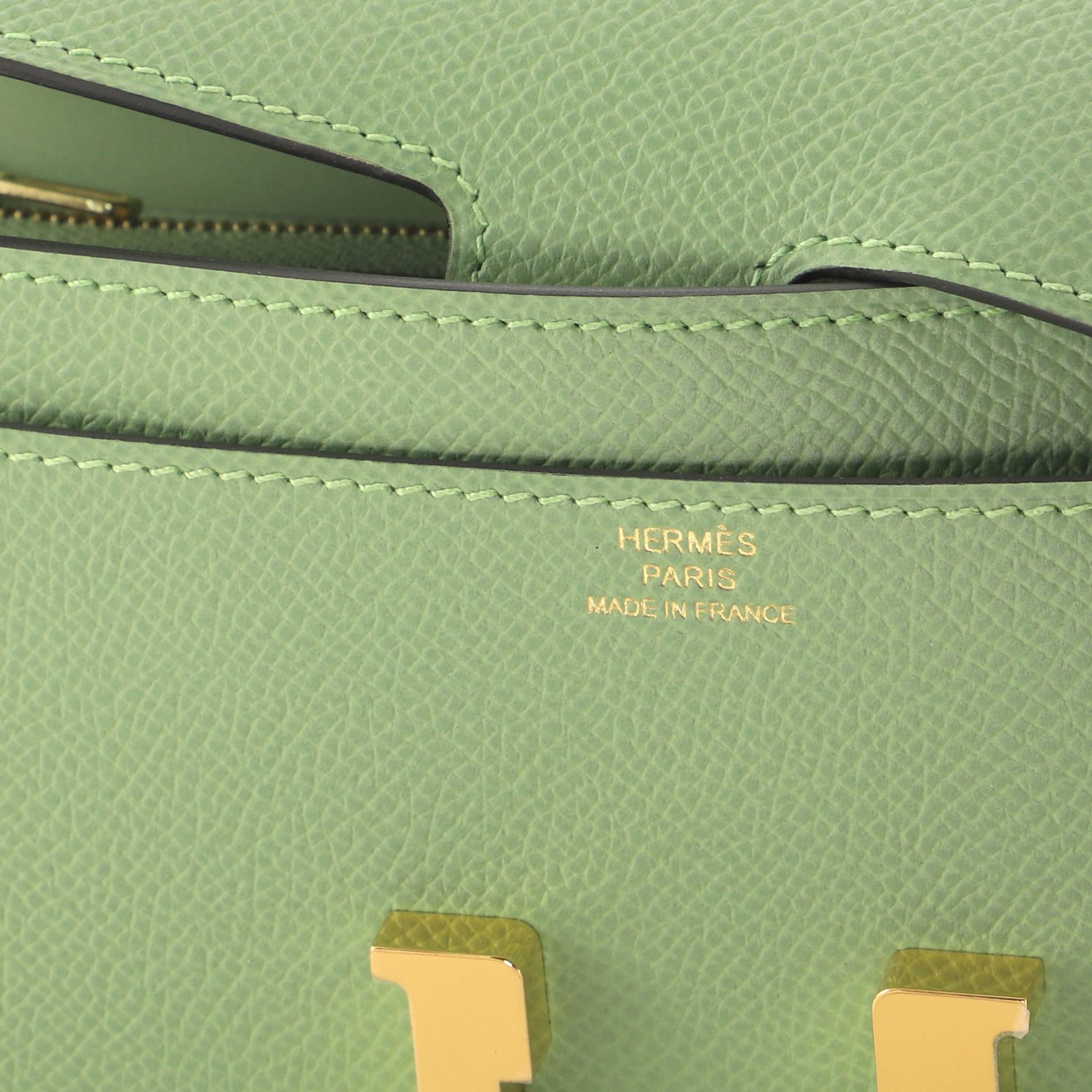 Hermes Constance To Go Wallet Epsom In Excellent Condition In NY, NY