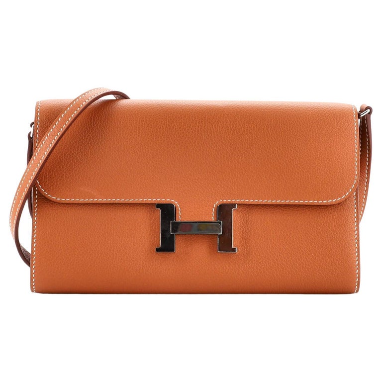 Hermes Constance To Go Wallet Evercolor For Sale at 1stDibs