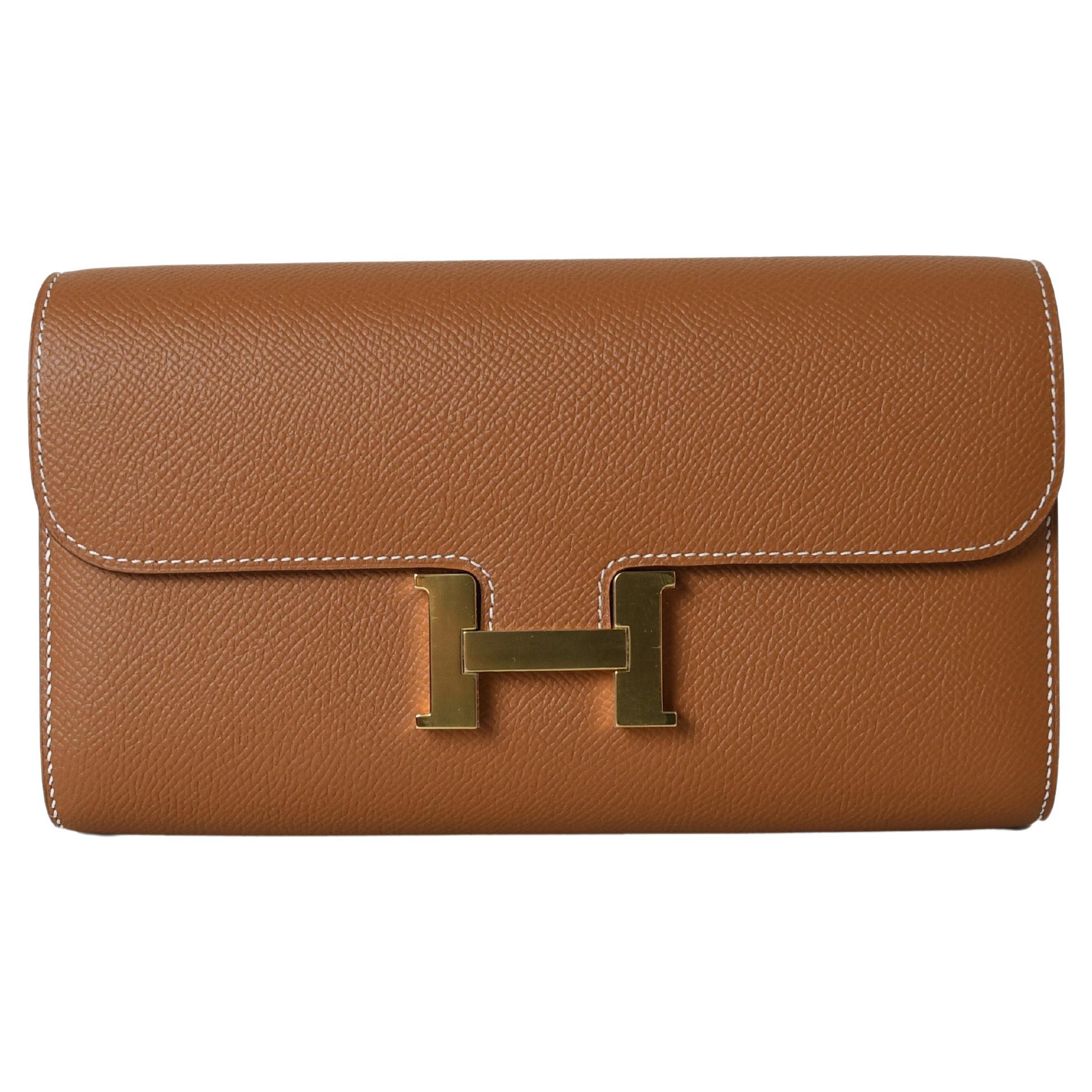 Hermes Constance To Go Wallet Gold For Sale
