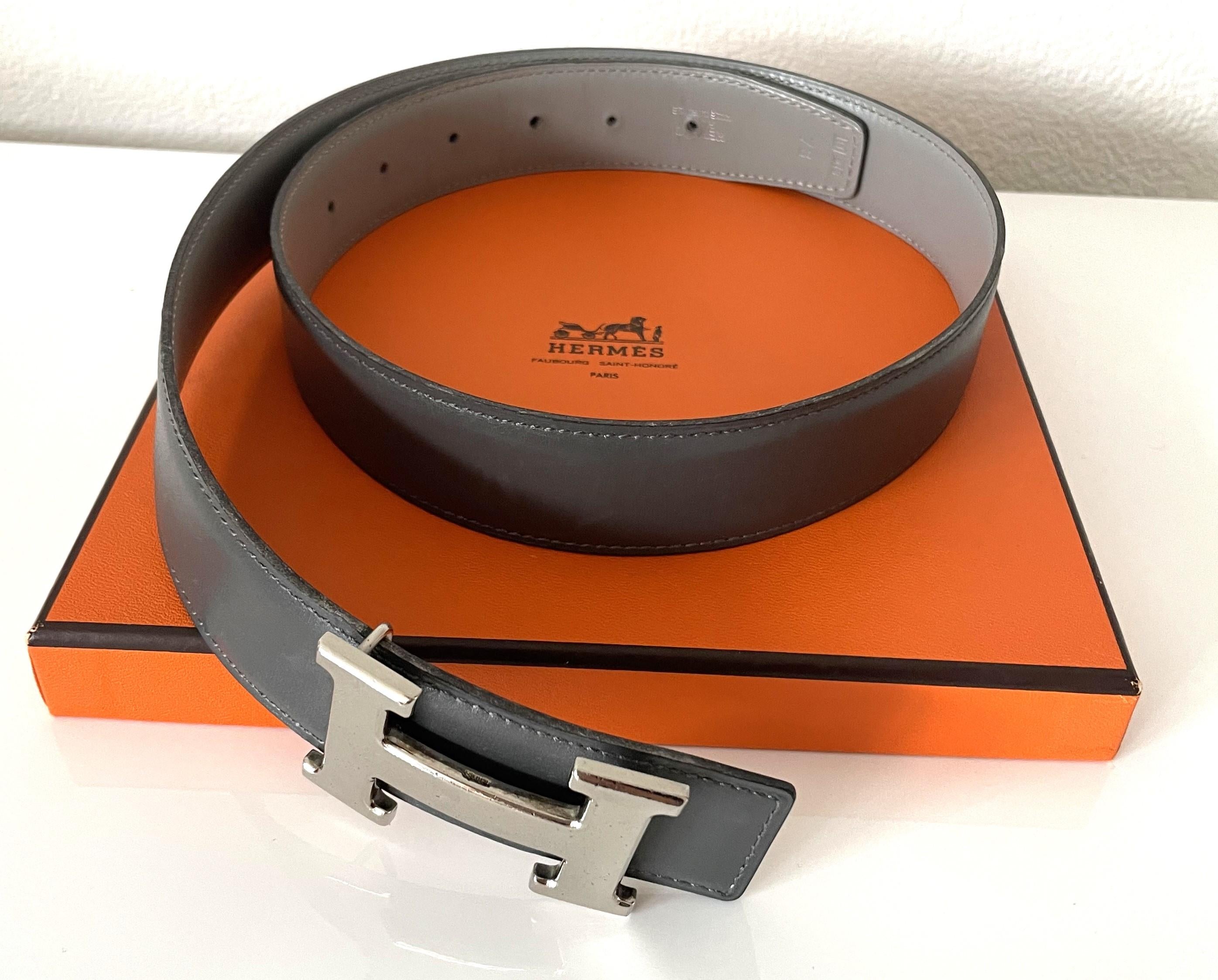 Hermes Constance Vintage Set of Two Belts with one Buckle In Good Condition In 'S-HERTOGENBOSCH, NL