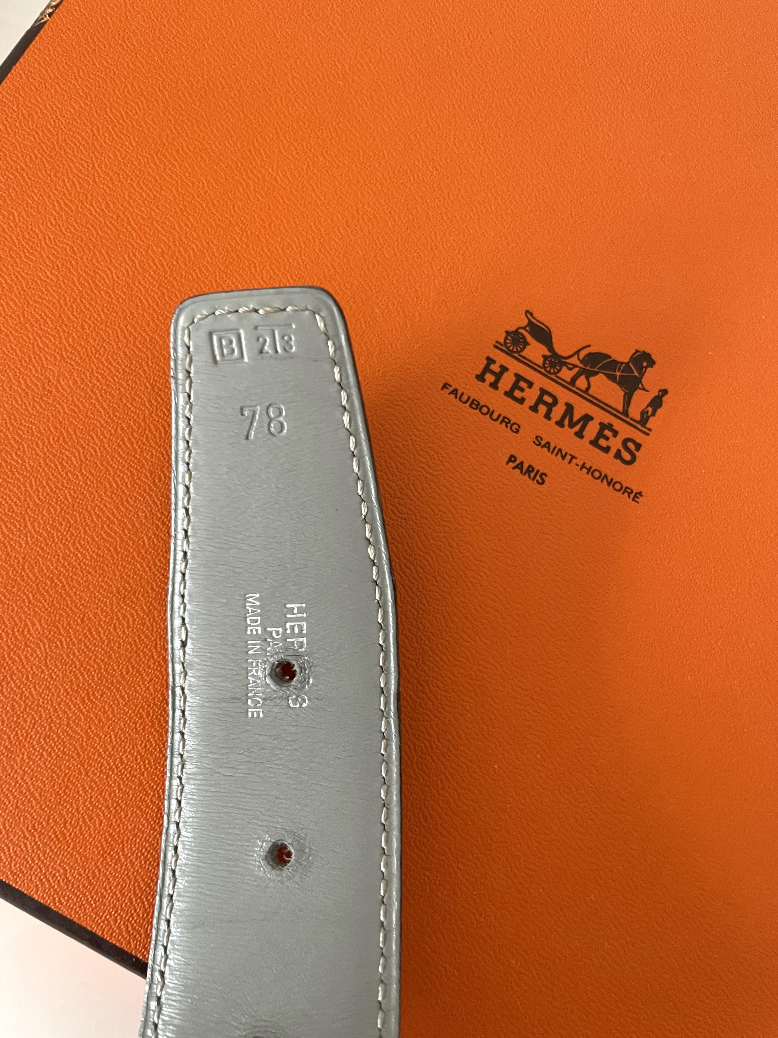 Hermes Constance Vintage Set of Two Belts with one Buckle 2