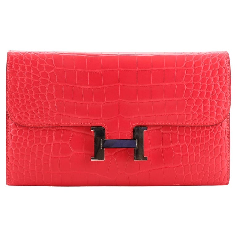 Hermes In-The-Loop Phone To Go Case Leather PM Red at 1stDibs