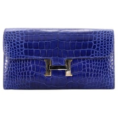 Sold at Auction: Hermes Micro Constance Bag Ciel Matte Alligator, Palladium  Hardware, Limited Edition