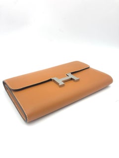 Hermes Constance Wallet Gold Epsom Leather Silver Palladium Hardware 2017