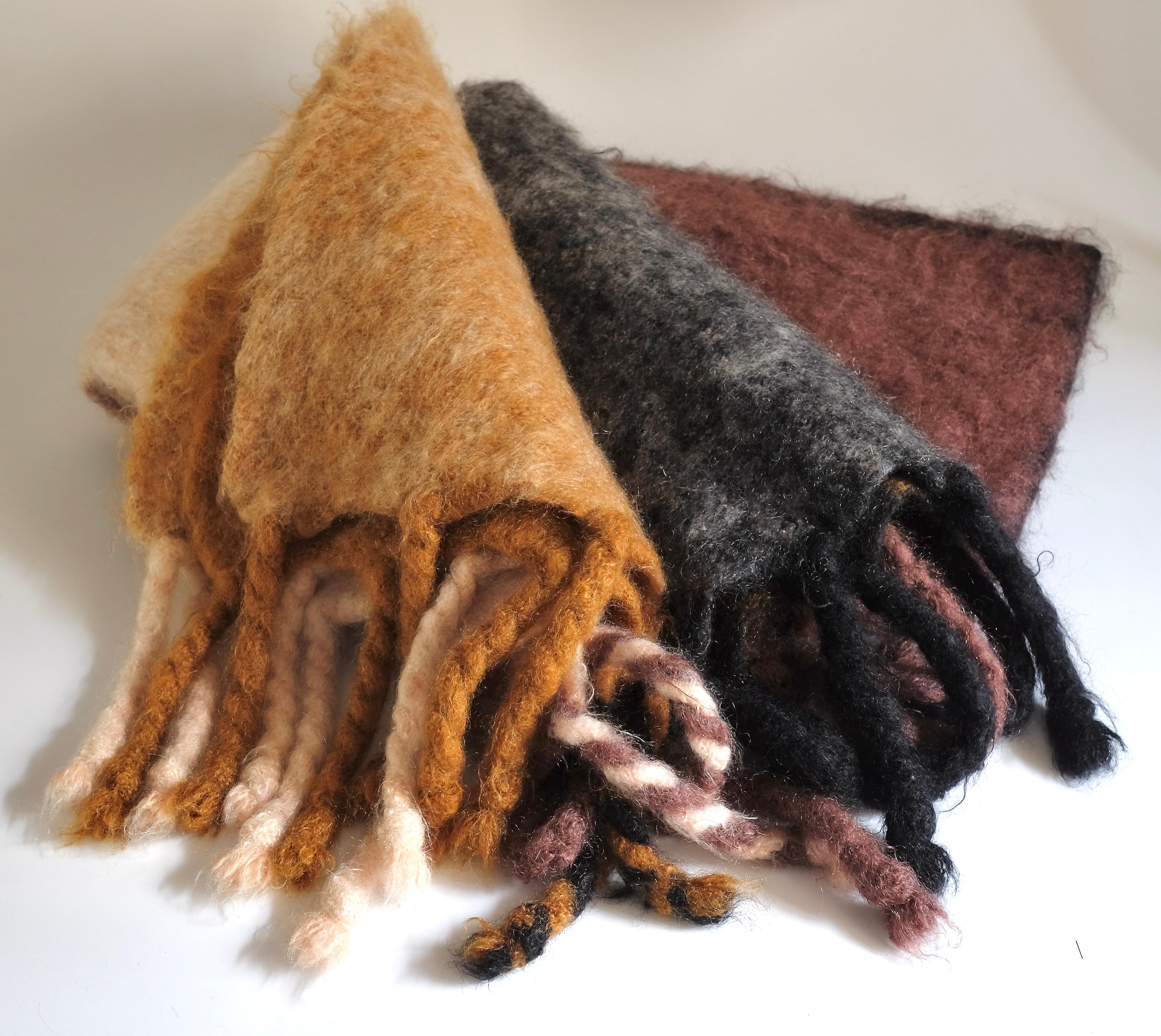 HERMES - Coperta in lana Mohair Handwoven Finland in vendita 4