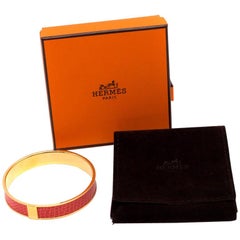 Hermes Coral Kawaii 07 Lizard Bangle