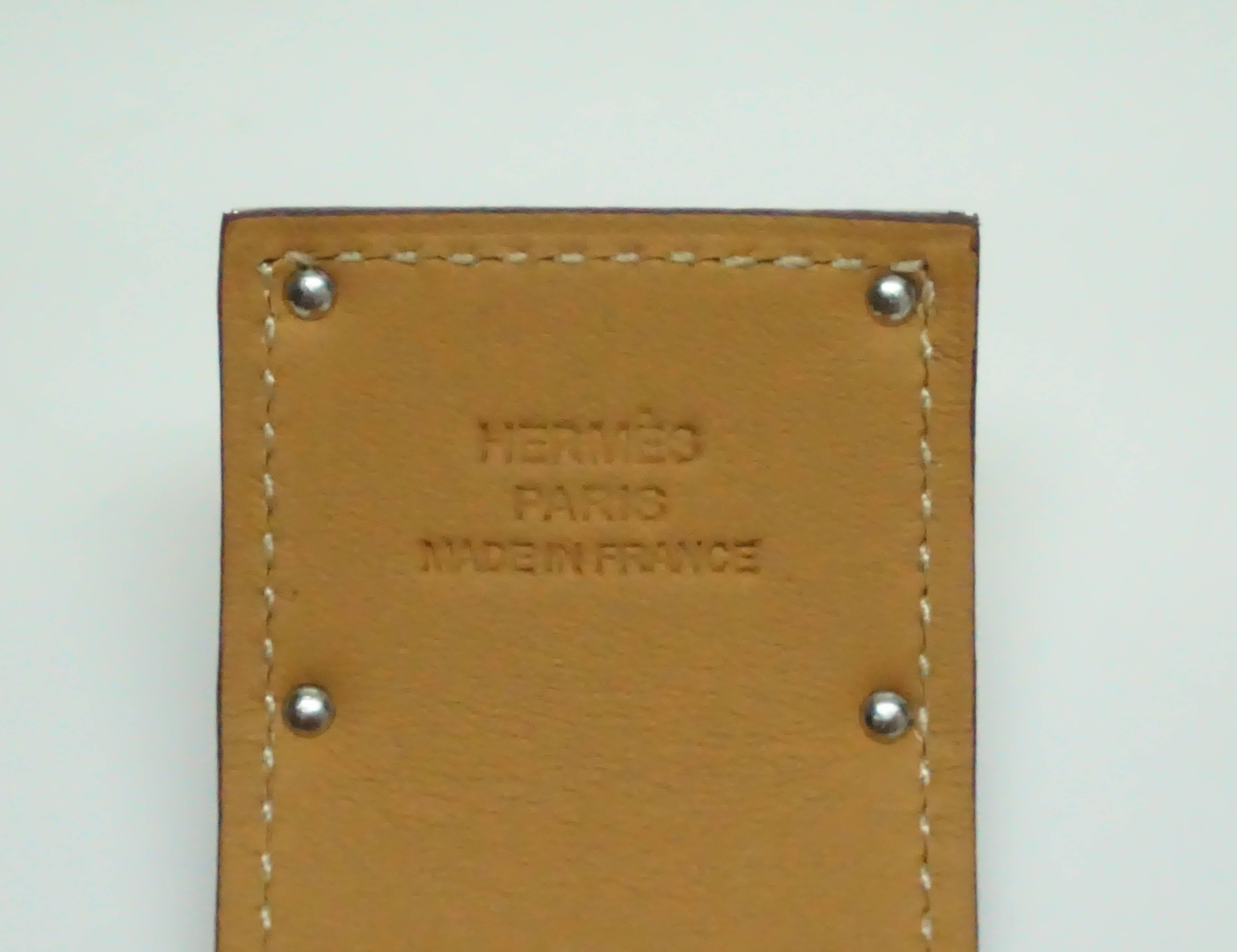 Hermes Coral Leather Kelly Dog Cuff-SHW-Q/2013 1