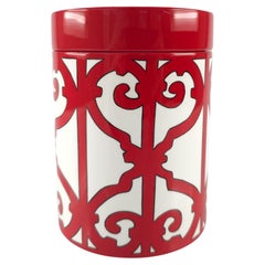 Hermès Cordoue hand-painted lacquered wood Balcon du Guadalquivir tea box