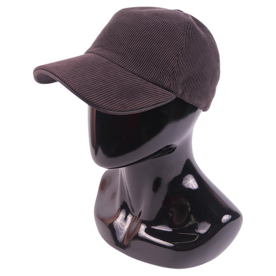 Hermes corduroy cap