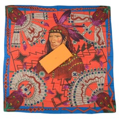 Hermès "Cosmogonie Apache" Silk Shawl