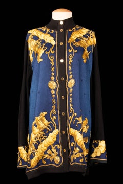 Hermes 'Cosmos' shirt by Philippe Ledoux