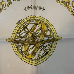 Hermès "Cosmos" Silk Foulard / Scarf by P. Ledoux