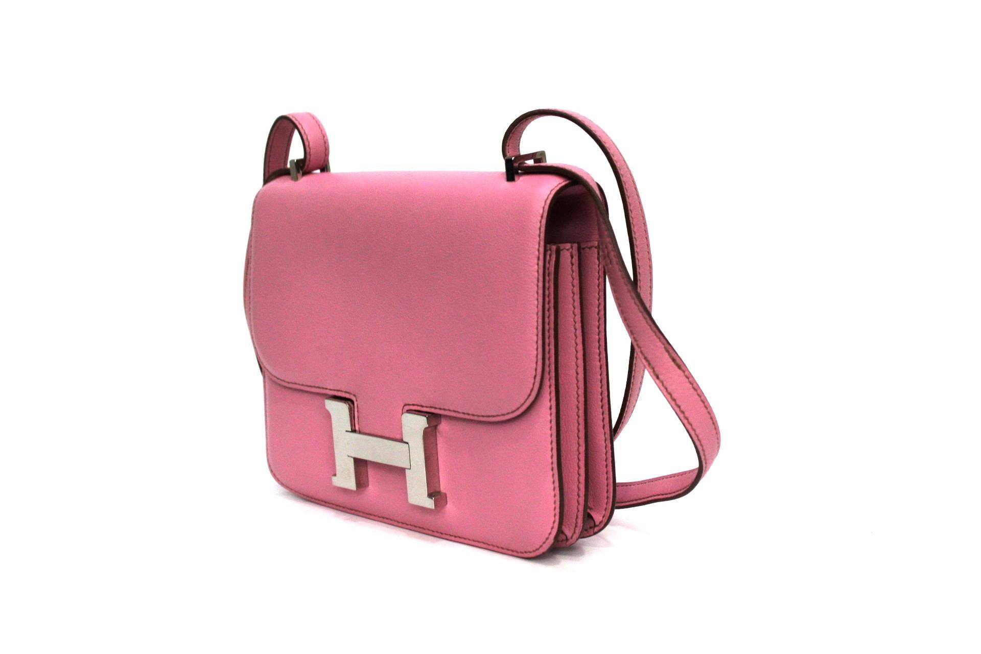 Hermès Costance Mini Swift Pink Leather 1