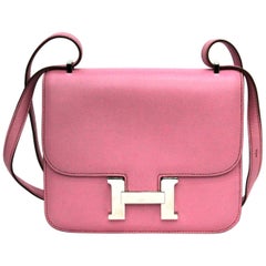 Hermès Costance Mini Swift Pink Leather