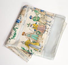 Hermes Costumes Civils Actuels by Françoise de la Perriere Silk Scarf