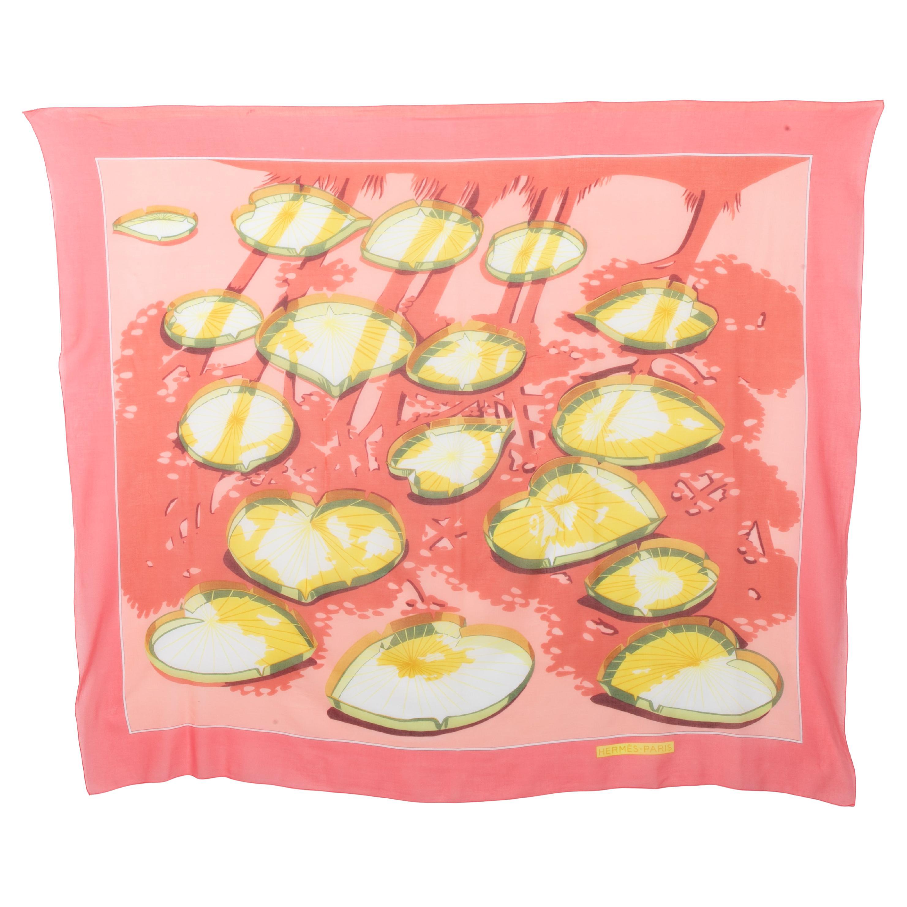 Hermes cotton foulard / pareo