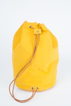 Hermes Cotton Shoulder Bag Matelot-Marin Backpack Bag