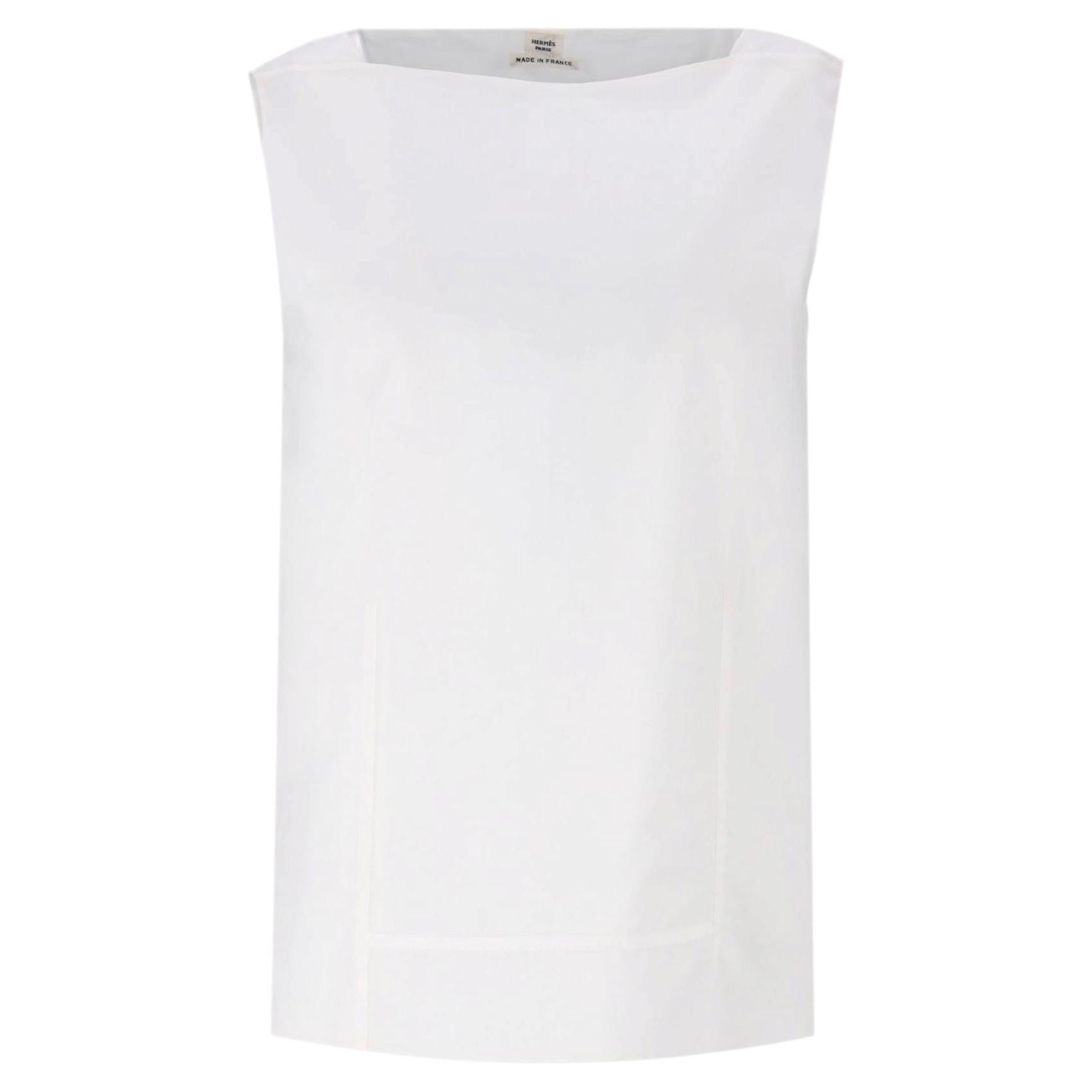 Hermes Cotton Sleeveless Top