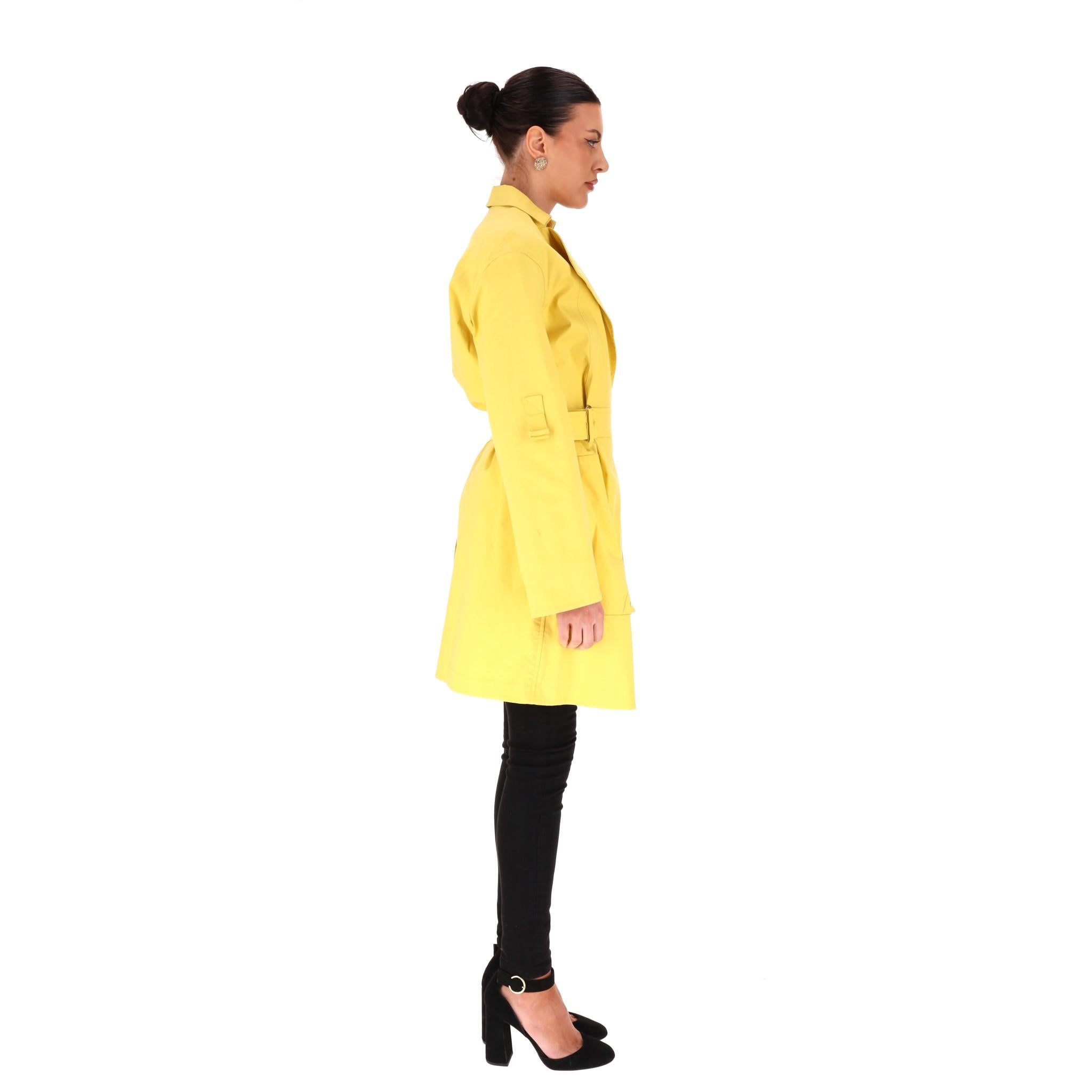 Giallo Coates in cotone di Hermes in vendita