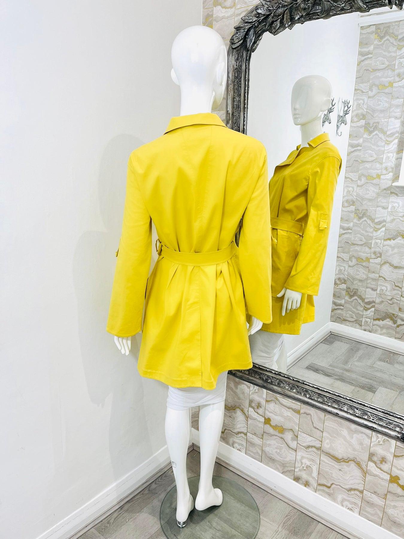 Hermes Cotton Trench Coat In Excellent Condition For Sale In London, GB