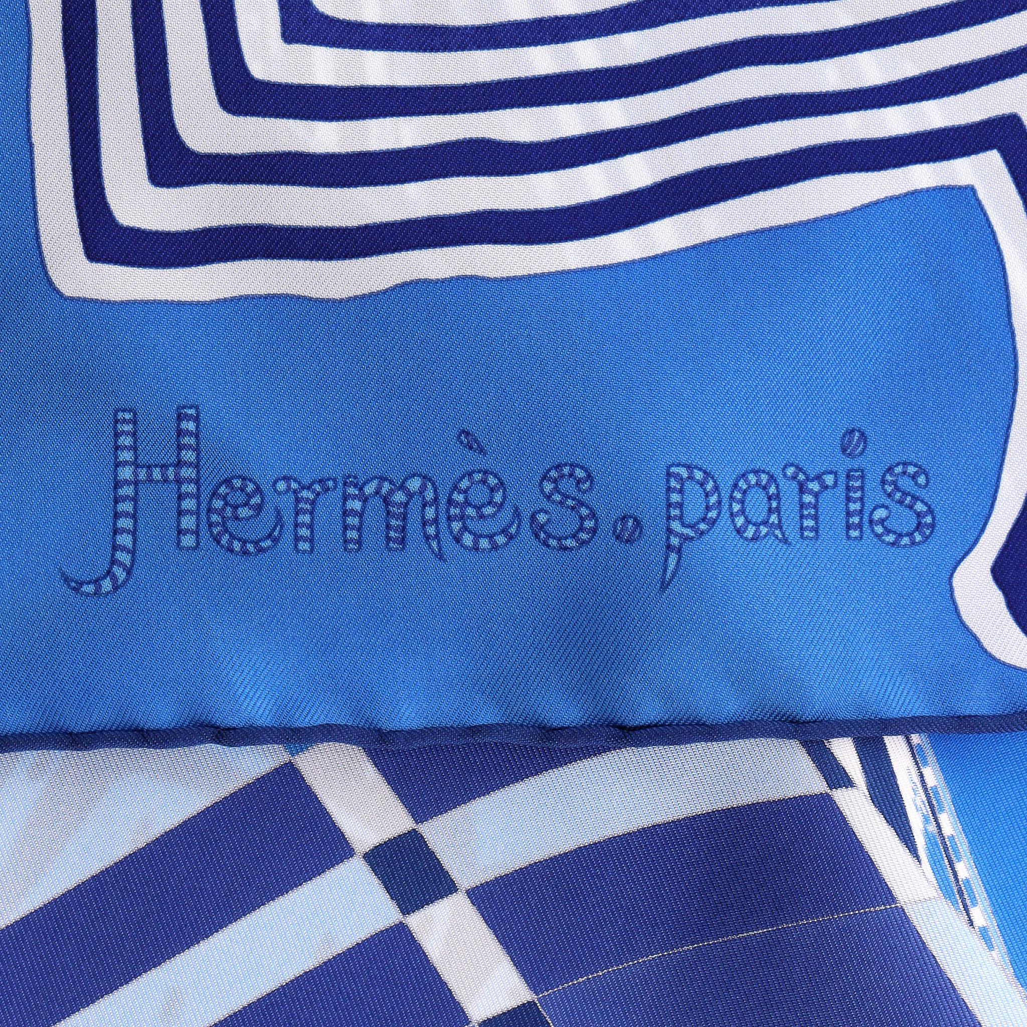 De las mujeres Hermès 'Coupons Indien' Silk Scarf By by Aline Honore en venta