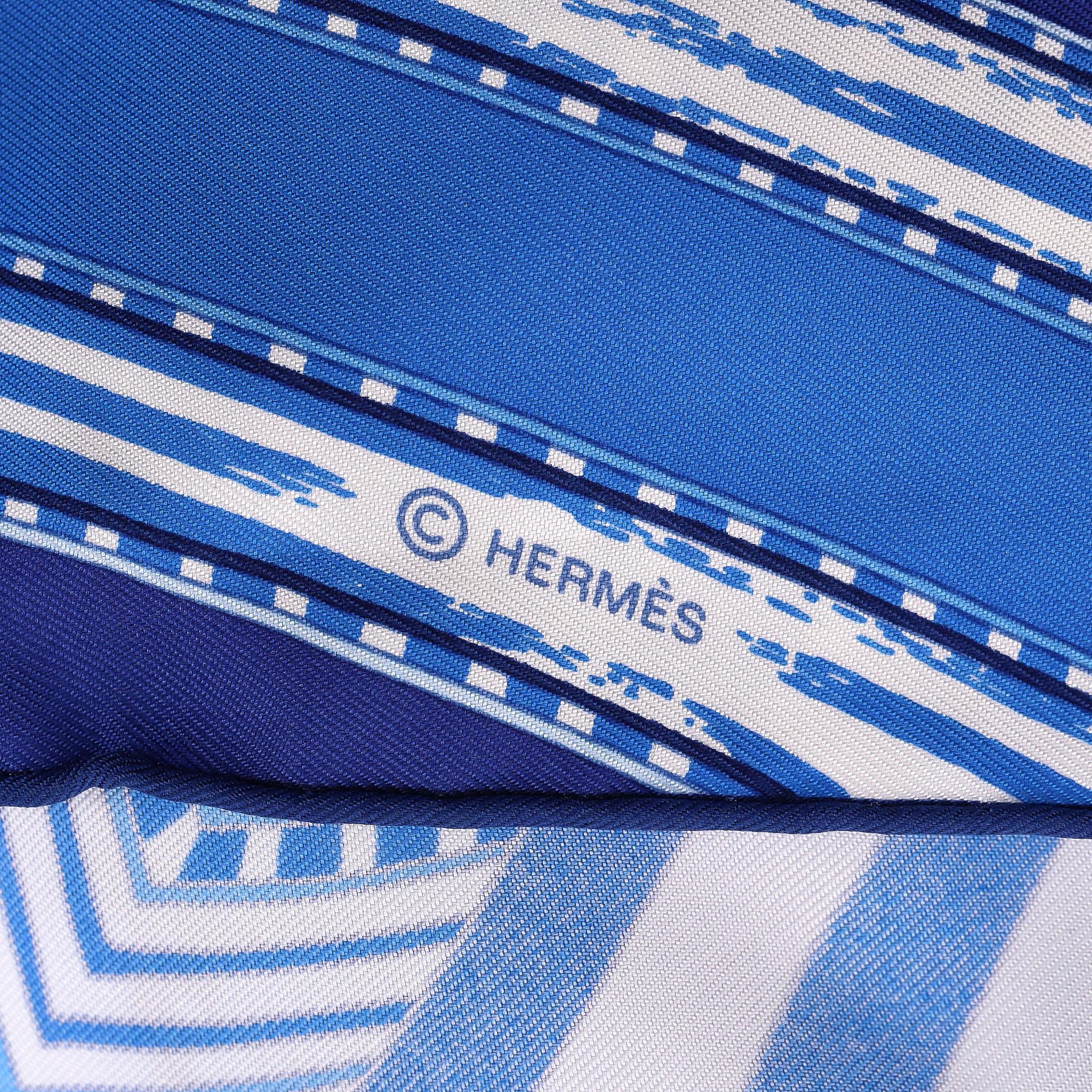 Hermès 'Coupons Indien' Silk Scarf By by Aline Honore en venta 2