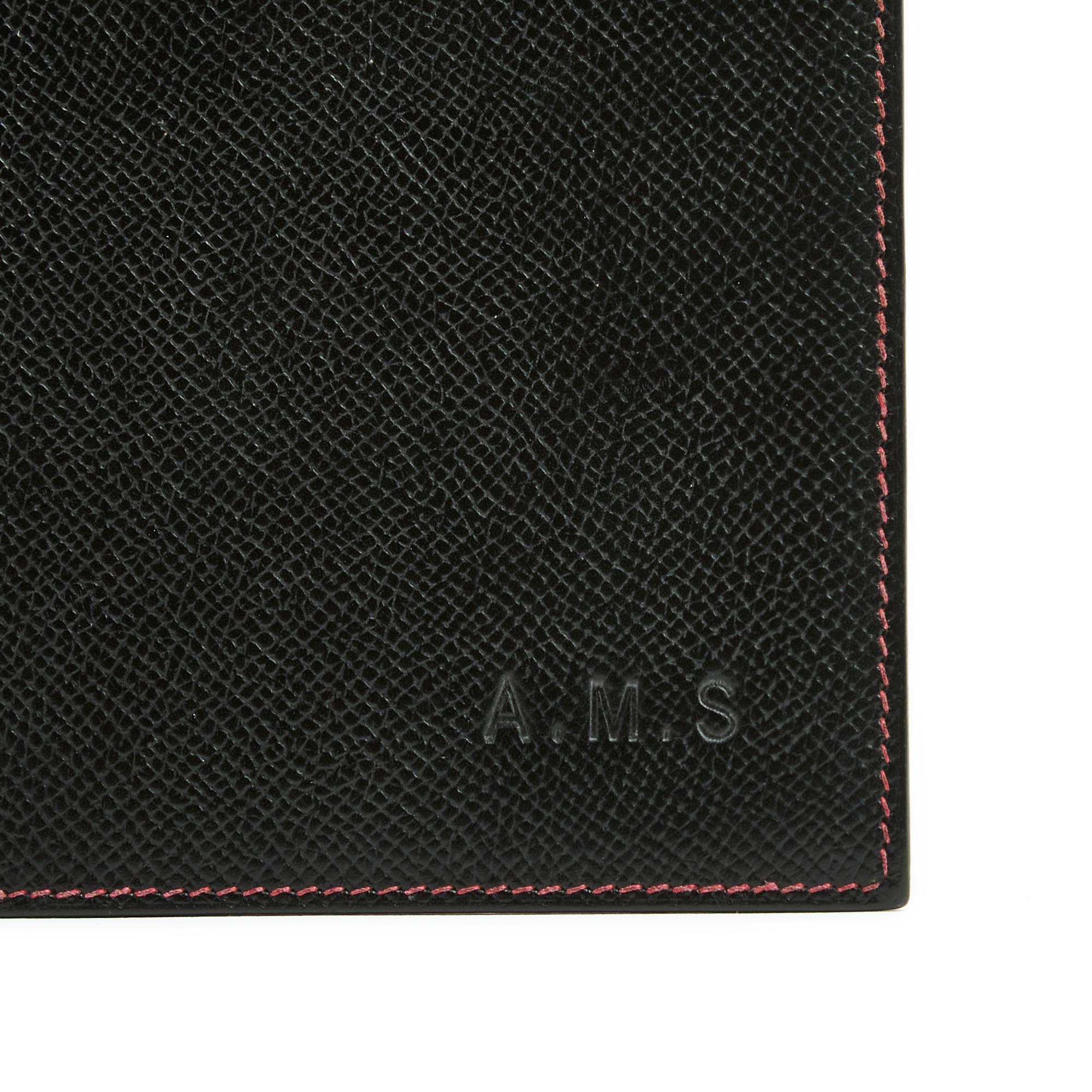 Hermès Couverture Agenda Globe Trotter Couverture Agenda en cuir rouge noir Hermès Unisexe en vente