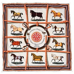 Hermès Couvertures et Tunues de Jour Velvet Trompe L'Oeil Throw Blanket, France