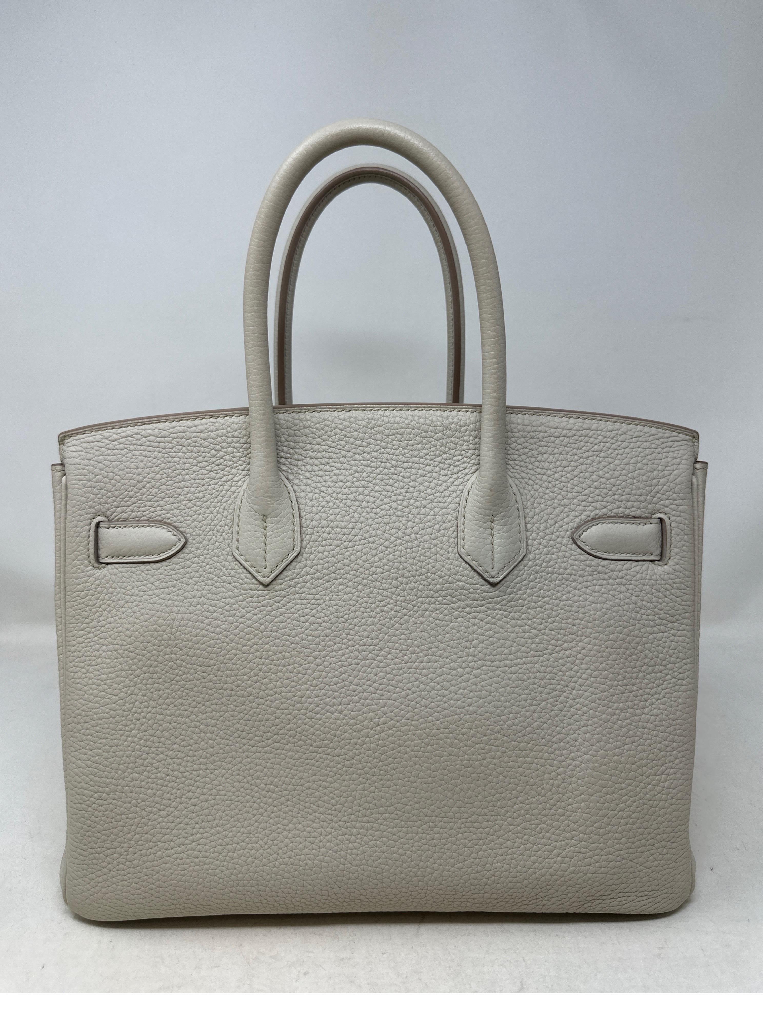 Hermes Craie Birkin 30 Bag  For Sale 1