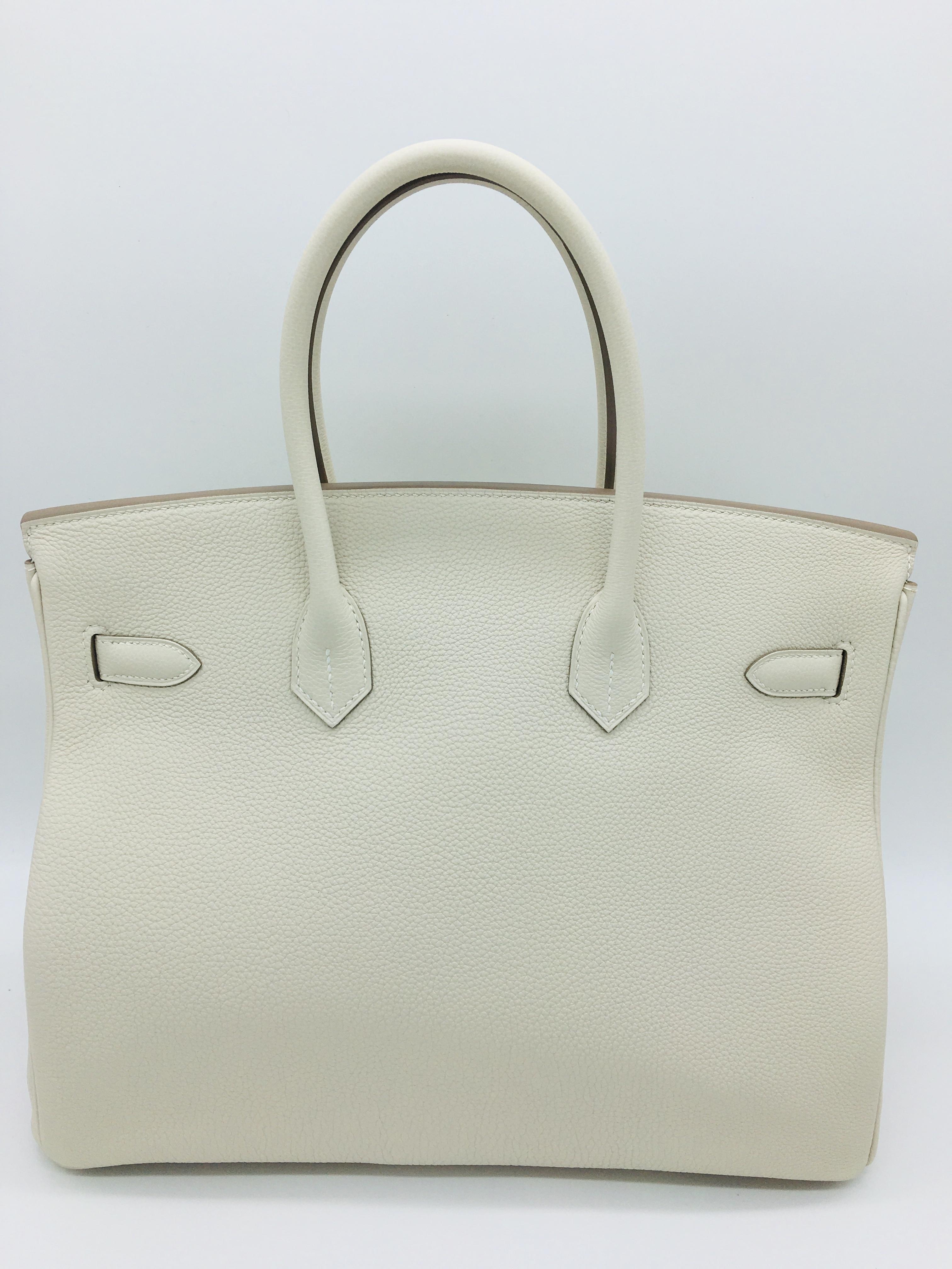 Women's Hermes Craie Birkin 35cm in Togo