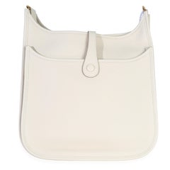 Hermès Craie Clemence Evelyne III PM GHW