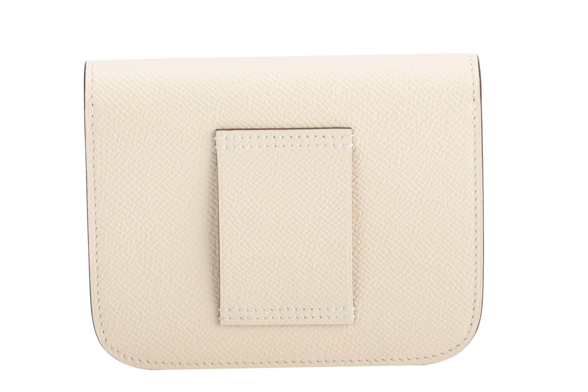 Hermes Craie Constance Schlanker Brieftaschengürtel im Zustand „Neu“ im Angebot in West Hollywood, CA