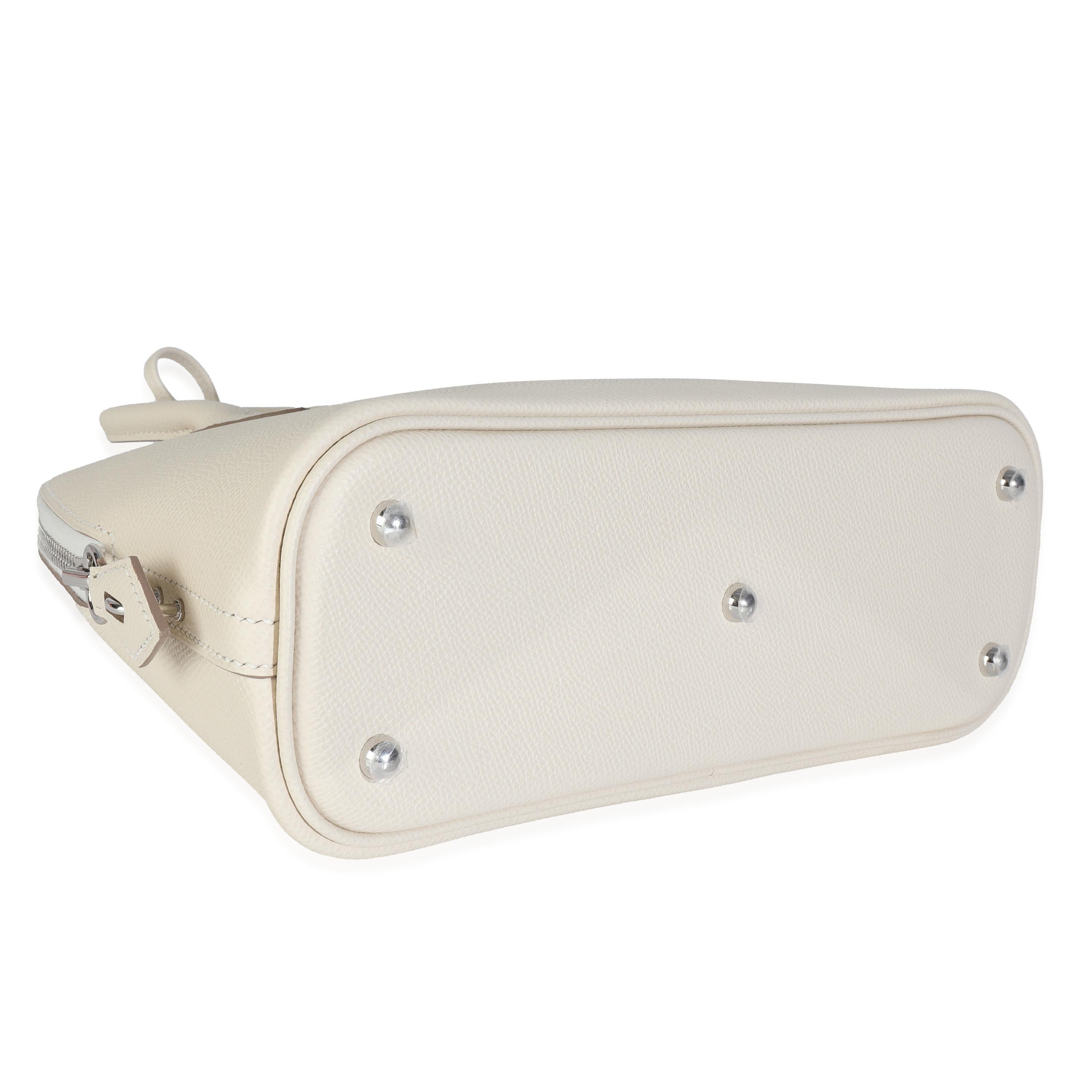 Hermès Craie Epsom 1923 Bolide 25 PHW Neuf - En vente à New York, NY