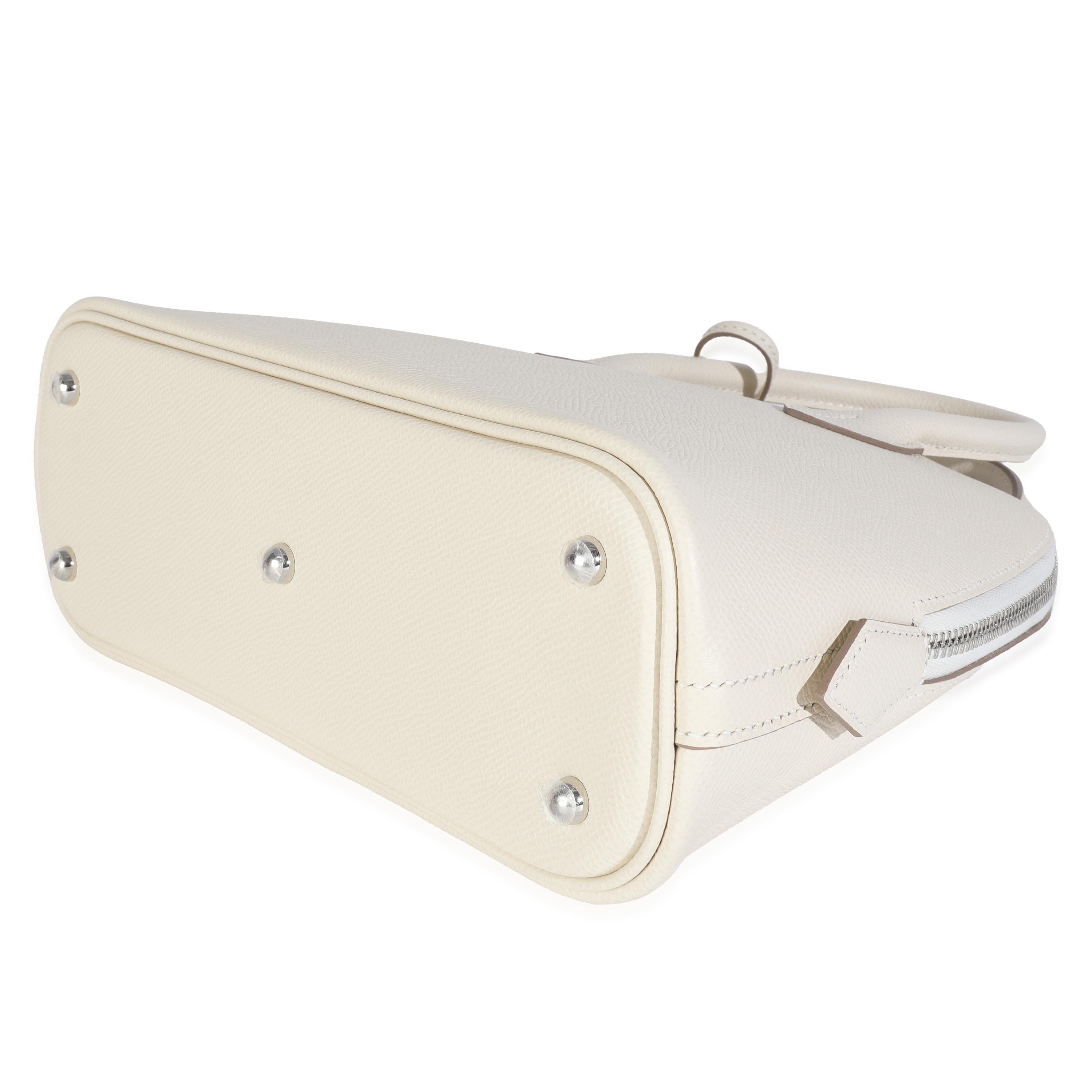 Hermès Craie Epsom 1923 Bolide 25 PHW Pour femmes en vente