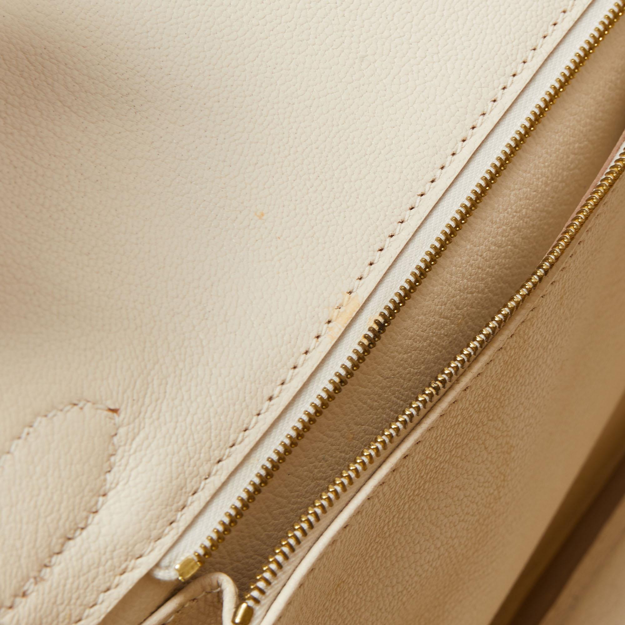 Hermes Craie Epsom Leather Gold Finish Birkin 30 Bag 13