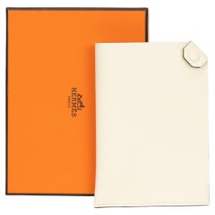 Vintage Hermes Craie Epsom Passport Cover New in Box 