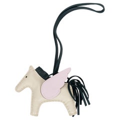 Hermes Craie Pegase Rodeo Bag Charm PM