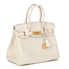 Hermès Craie Togo Leather Birkin 30cm Retourne