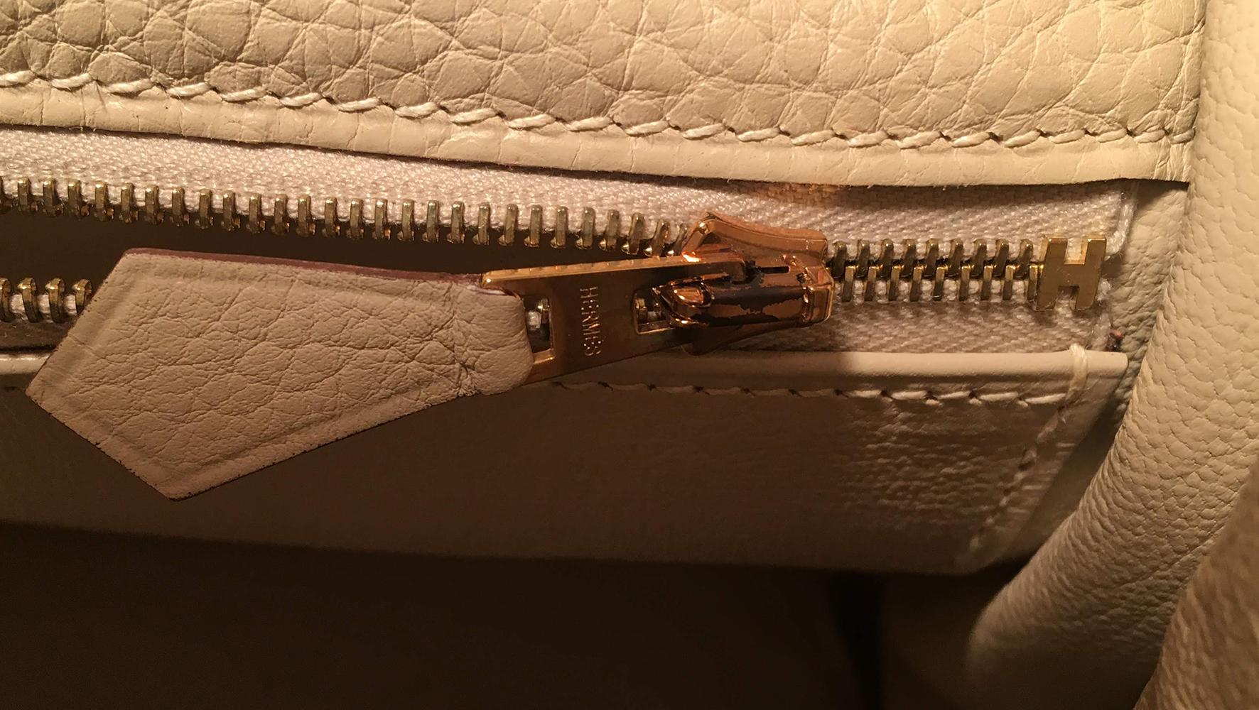 Hermes Parchemin Taurillon Clemence Leather Kelly 35 GHW For Sale at ...