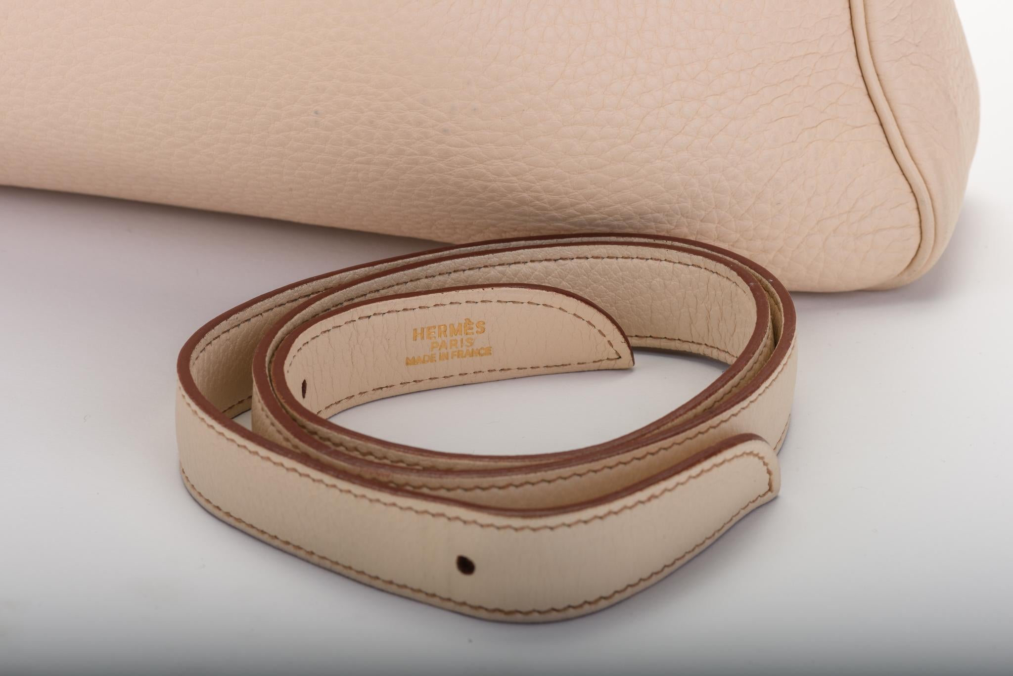 Hermes Cream Masai Shoulder Bag 7